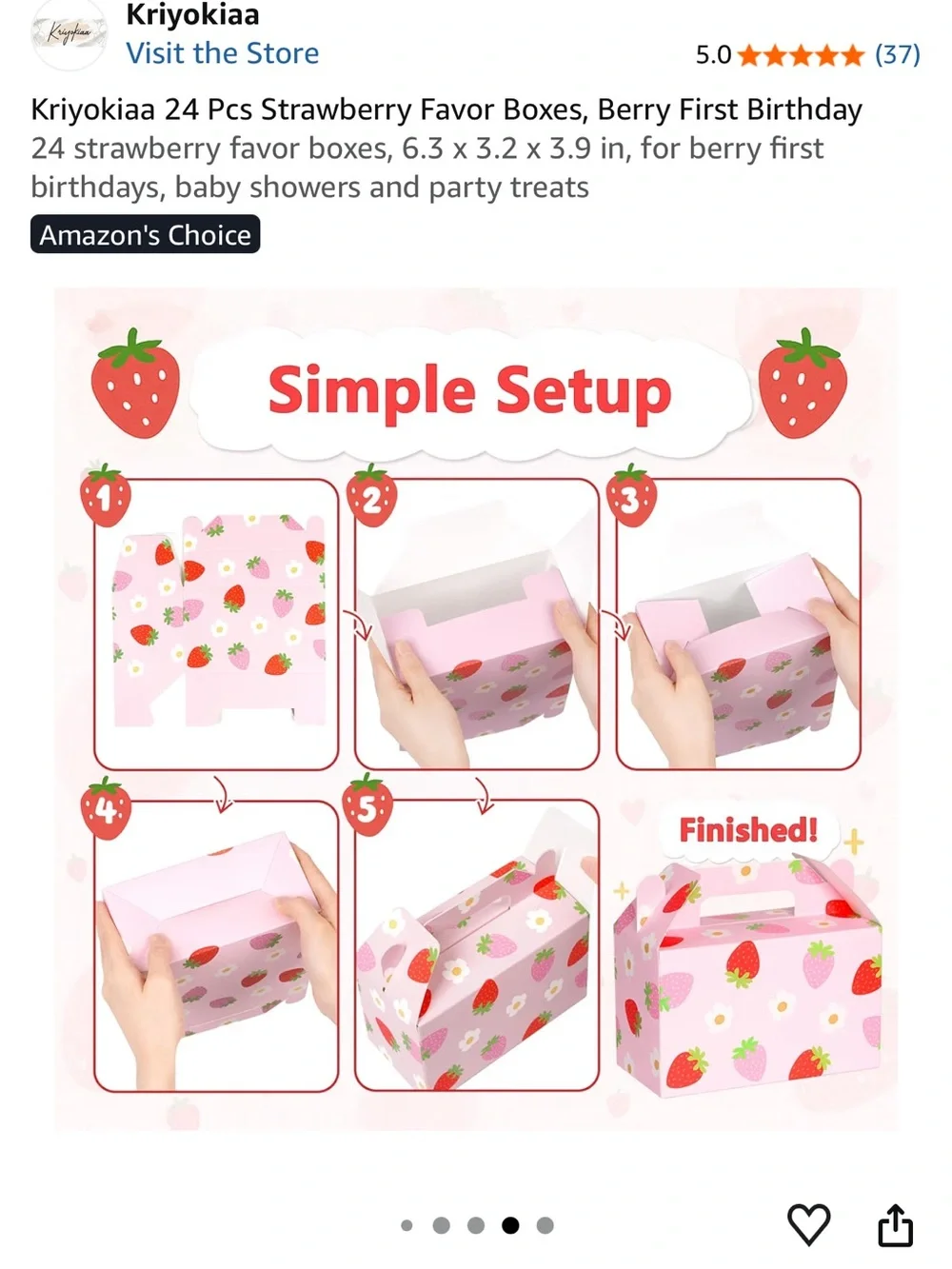Strawberry-Themed Party Decor and Misc , Berry First Birthday Party decor